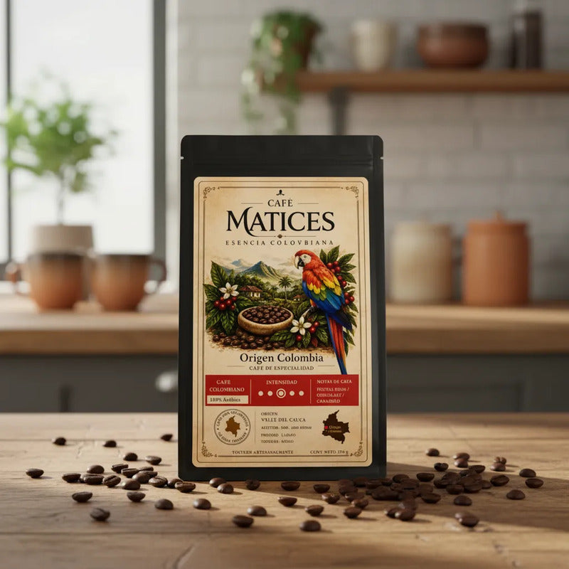 Café Premium Matices Molido Arábica 270g Tostado Med - Osc