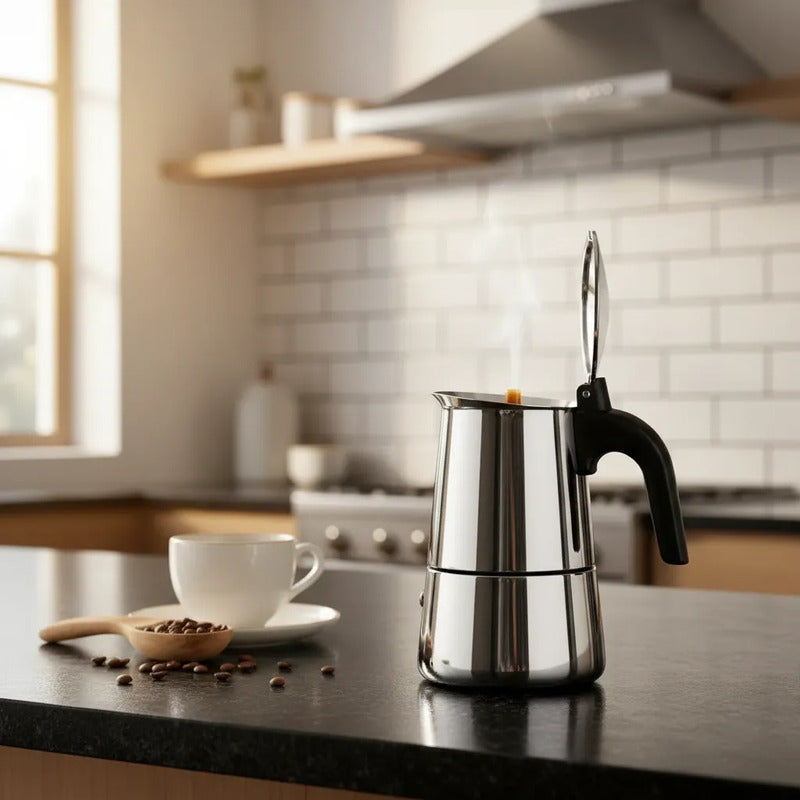 Cafetera Portátil Espresso Para 9 Tazas Automática Italiana