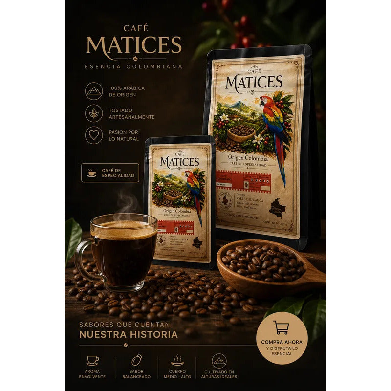 Café Matices Especialidad Premium 270g Molido Colombia