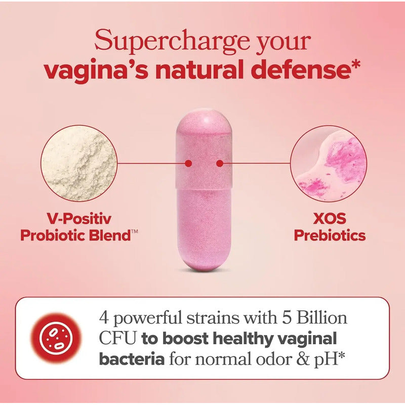 Uro Vaginal Probiotics Salud Vaginal, Equilibrio Del Ph 60cap Sin Sabor