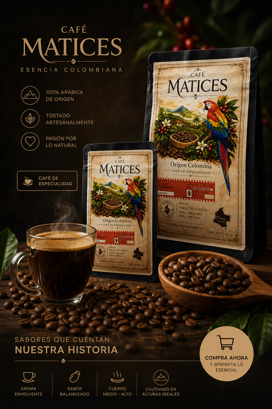 MATIZ: TOSTADO OSCURO  270gr